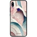 Mobiwear Glossy - Xiaomi Redmi Note 7 - G026G - Růžový a zelenkavý mramor – Zboží Živě