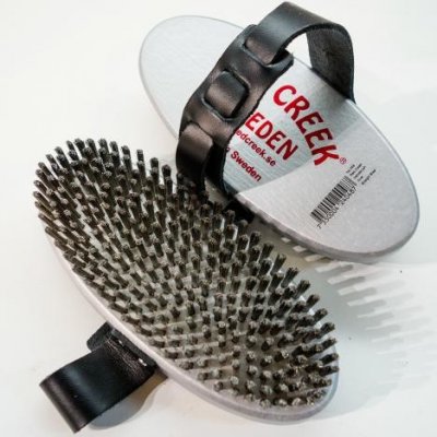 RED CREEK Ocelový jemný rovný kartáč, Racing Silver 058 – Zboží Dáma