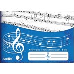 Junior Sešit notový BB ML 1 – Zboží Dáma