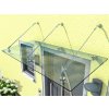 Vchodová stříška Glasdesign skleněná VD01-2100 210x90 cm