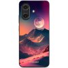 Pouzdro a kryt na mobilní telefon Realme Mobiwear Glossy - Realme Note 60 - G008G Pahorky s měsícem