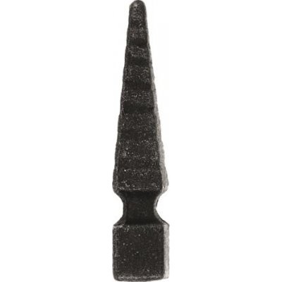PSG Kovaný hrot - špička pro kovaný plot a bránu 40.211, 110x18 mm, základna 18x18 mm – Sleviste.cz