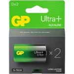 GP Ultra Plus Alkaline D 2ks 1017412000 – Zboží Mobilmania
