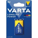 Varta Longlife Power 9V 1ks 4922121411 – Zboží Mobilmania