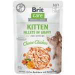 Brit Care Cat Fillets in Gravy Kitten Choi.Chicken 85 g – Zboží Mobilmania