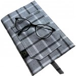 Kanafasek CL Obal na knihu s kapsou Šedý melír – Zboží Dáma