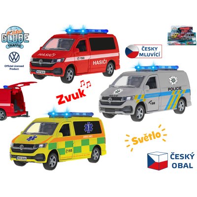 Kids Globe Mikro trading Traffic VW Záchranné složky 13,5 cm česky mluvící – Hledejceny.cz