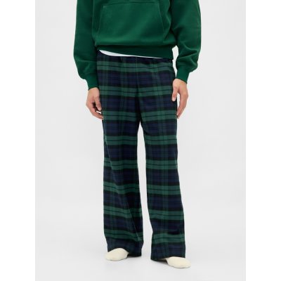 GAP pyžamové flanelové kalhoty tmavě modrá – Zbozi.Blesk.cz