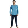 Pánské pyžamo Wadima 204193 265 pánské pyžamo dlouhé modré