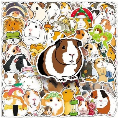 Set 51 samolepek morče – Zboží Živě