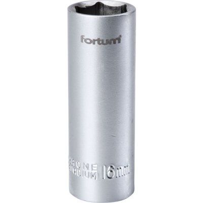 FORTUM Klíč nástrčný na zapalovací svíčky, 1/2', 16mm, L 65mm, 61CrV5, 4700902 – Zbozi.Blesk.cz