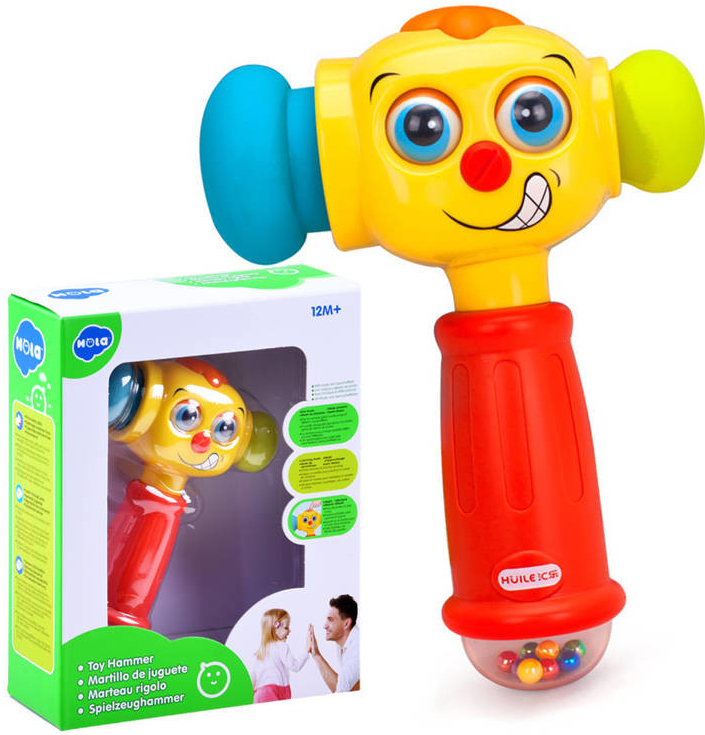 Huile Toys Interaktivní dětské kladívko se světly a zvuky Kids Hammer