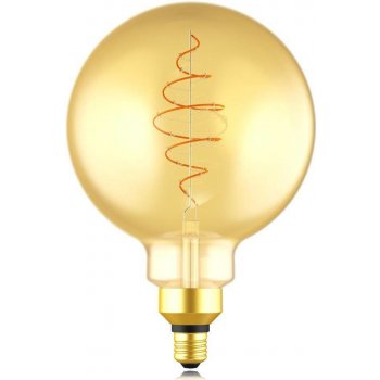 Nordlux Stmívatelná zlatá LED žárovka Deco globe 8,5 W zlatá