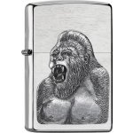 ZIPPO chrom gebürstet Plakette Gorilla 2007440 – Hledejceny.cz