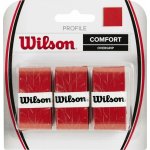Wilson Profile overgrip 3 ks červená – Zboží Mobilmania