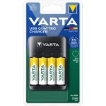 Varta Value USB Quattro Charger + 4x AA 2100 mAh 57652101451 – Zboží Živě