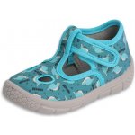 Befado bačkůrky Honey 630P010 DINO tyrkysové flexibilní lehké vyšší – Zboží Dáma