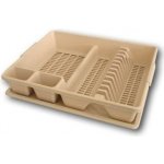 Odkapávač na nádobí 44x35cm plastový mix barev – Sleviste.cz