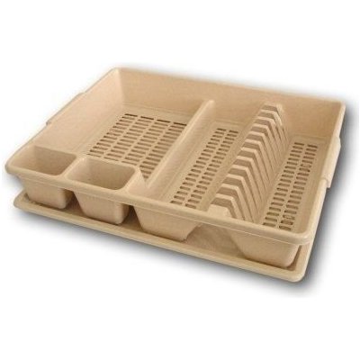 Odkapávač na nádobí 44x35cm plastový mix barev – Sleviste.cz