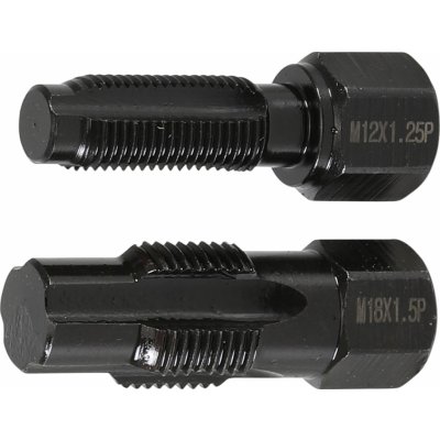 BGS 65591, Sada závitníků pro opravu závitu pro lambda sondu | M18 x 1,5 mm | M12 x 1,25 mm | 2dílná – Hledejceny.cz