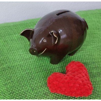 Keramické prasátko pokladnička Velikost: Malá – Zboží Dáma