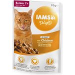Iams Cat Senior Kuře v omáčce 85 g – Hledejceny.cz