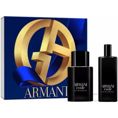 Giorgio Armani Code EDT plnitelný flakon 50 ml + EDT 15 ml, dárková sada pro muže – Zboží Mobilmania