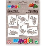 Magic šablony papírové 6 ks sada W ZOO – Zboží Dáma Magic šablony papírové 6 ks sada W ZOO – Zboží Dáma