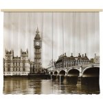 Fotozáclona AGdesign neprůhledná, FCPXXL 6411, Město 280 x 245 cm – Hledejceny.cz