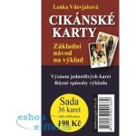 Cikánské karty - Základní návod na výklad + sada 36 karet - Lenka Vdovjaková – Zboží Mobilmania