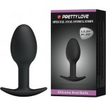 Pretty Love Heavy Balls Silicone Butt Plug – Zboží Dáma