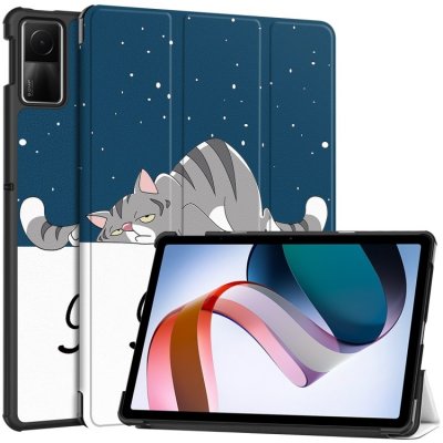 Protemio Art Zaklápací obal Xiaomi Redmi Pad SE 63788 lazy cat – Zboží Mobilmania