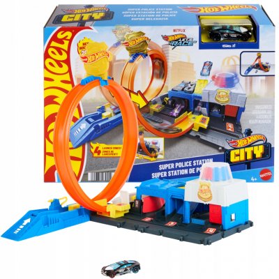 Hot Wheels City Super Policejní stanice JBM71 – Zbozi.Blesk.cz