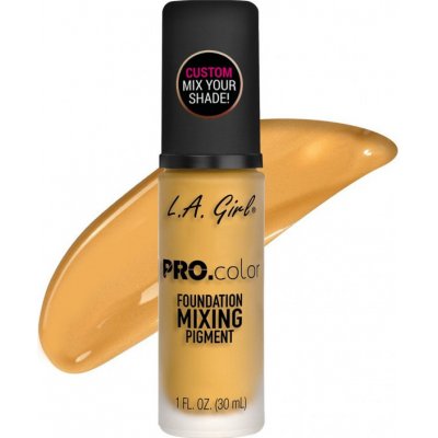 L.A. Girl Make-up PRO.color Mixing Pigment GLM711-714 GLM712 Yellow 30 ml – Zbozi.Blesk.cz