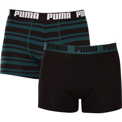 Puma BASIC BOXER 2P černá pánské boxerky – Zboží Dáma