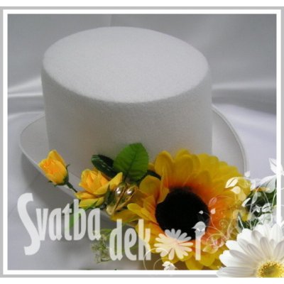 Cylindr bílý na auto s lososovou přízdobou – Zboží Mobilmania