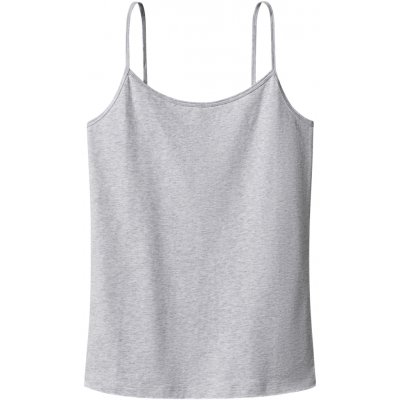 esmara dámský top se špagetovými ramínky s BIO bavlnou šedá – Zboží Mobilmania