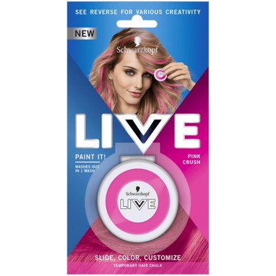 Schwarzkopf live Paint It Pink Crush křída na vlasy 50 ml – Zboží Mobilmania