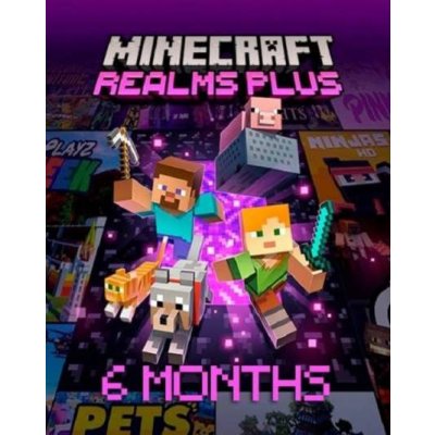 Microsoft Minecraft Realms Plus členství 6 měsíců – Hledejceny.cz