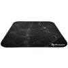 Podložka pod židli AROZZI Zona Quattro Black Marble 116 x 116 cm