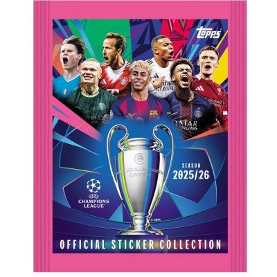 Topps Champions League stickers 2025 2026 packets – Zboží Mobilmania