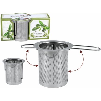 ManuTea Čajové nerezové sítko s dvěma sklopnými úchyty – Zboží Mobilmania