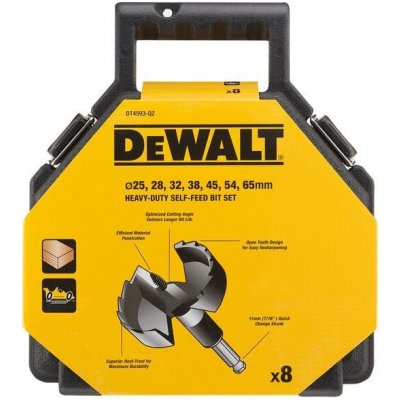 DeWALT Sada Forstnerových vrtáku do dreva (8 ks) DT4593-QZ DT4593 – Zbozi.Blesk.cz