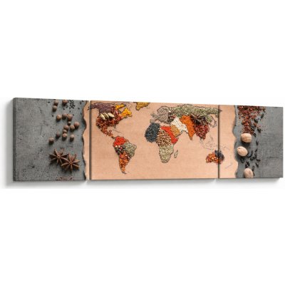 Obraz - Koření světa, třídílný 170x50 cm – Hledejceny.cz