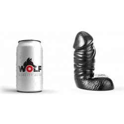 Wolf Commander S, černé dildo s Vac U Lock 19 x 6,8–8,3 cm