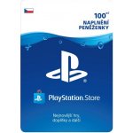 PlayStation Dárková karta 100 Kč – Zboží Mobilmania