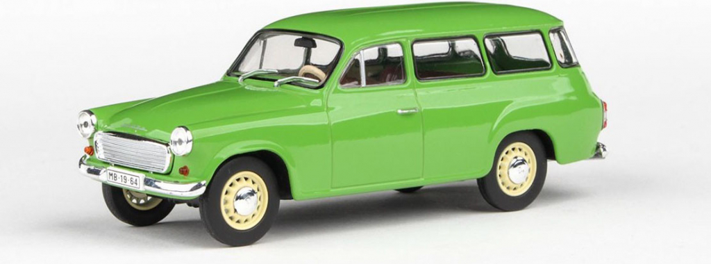 Abrex škoda 1202 1964 Zelená Aloe 1:43