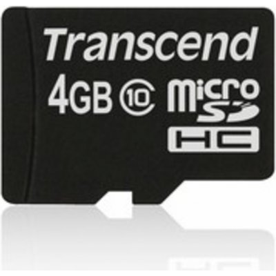 Transcend microSDHC 4 GB Class 10 TS4GUSDC10 – Hledejceny.cz