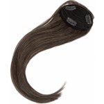 Zahušťovací Clip in příčesek 100% lidské vlasy evropského typu - tmavě hnědá – Zboží Dáma