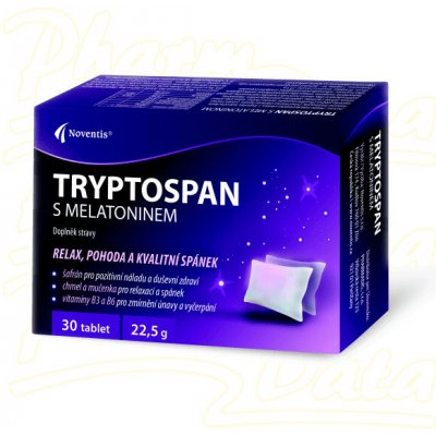 Noventis Tryptospan s melatoninem 30 tablet – Hledejceny.cz